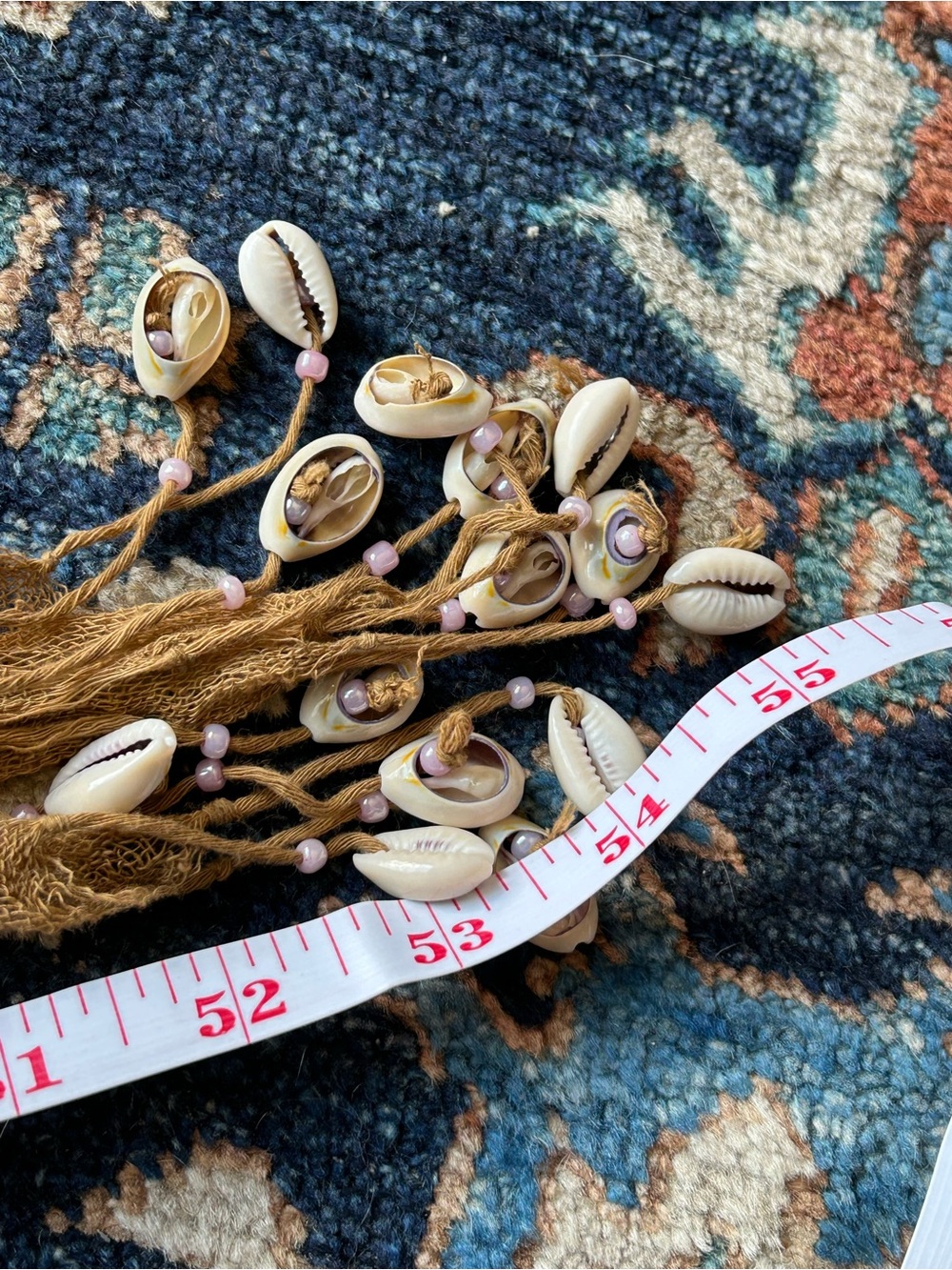 Boho Real Shell Fringe Scarf - Picture 6 of 6